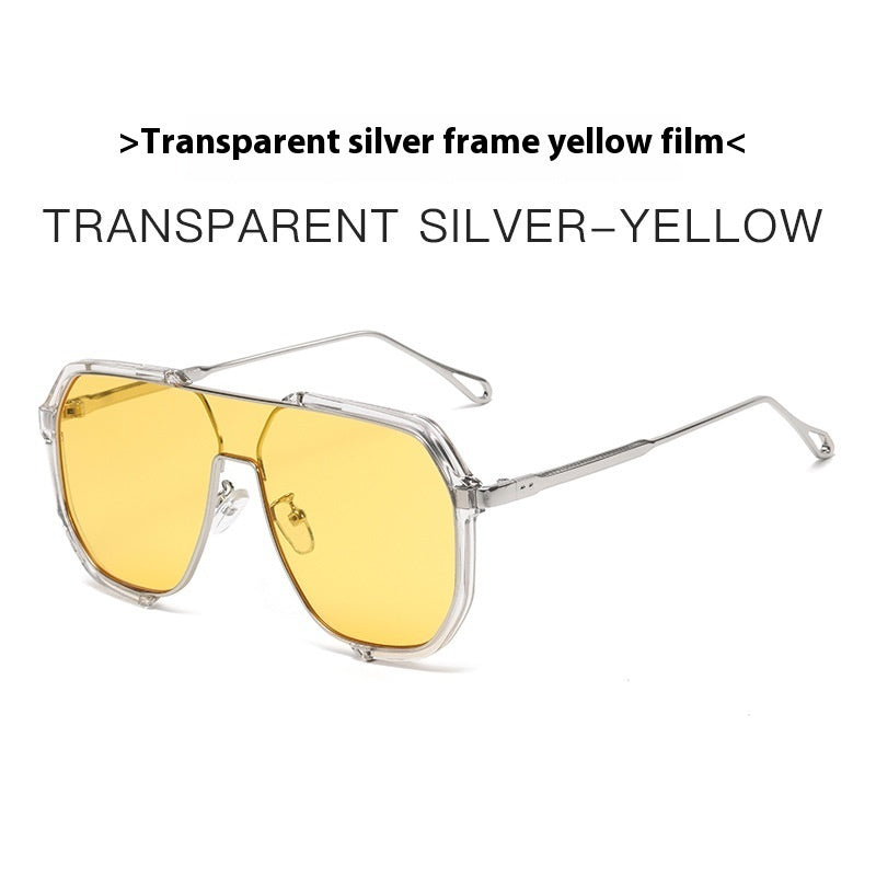 Fashionable Concave Sunglasses Trendy Anti-blue Light