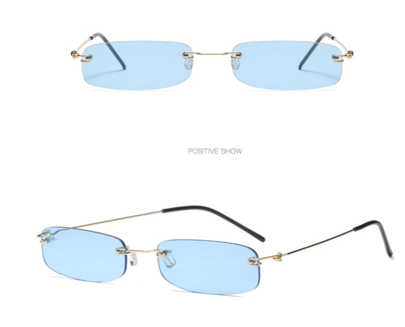 Rimless sunglasses