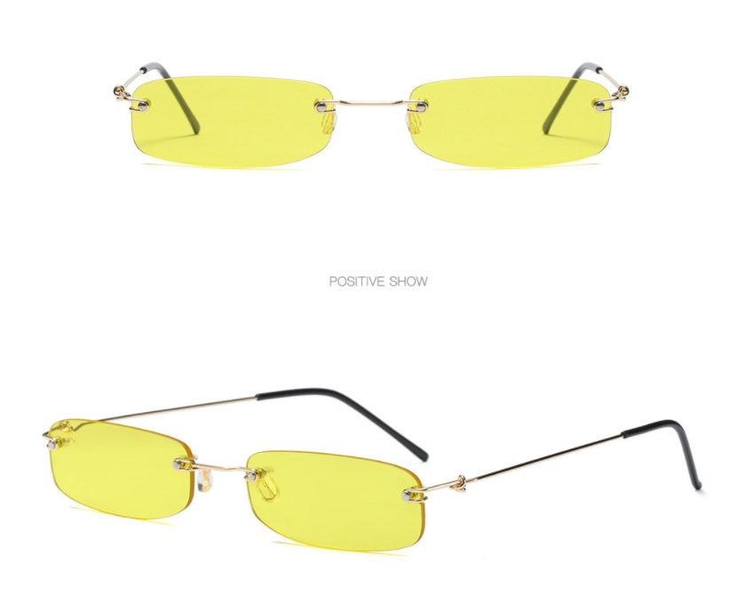 Rimless sunglasses