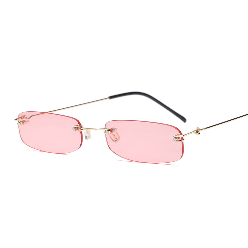 Rimless sunglasses