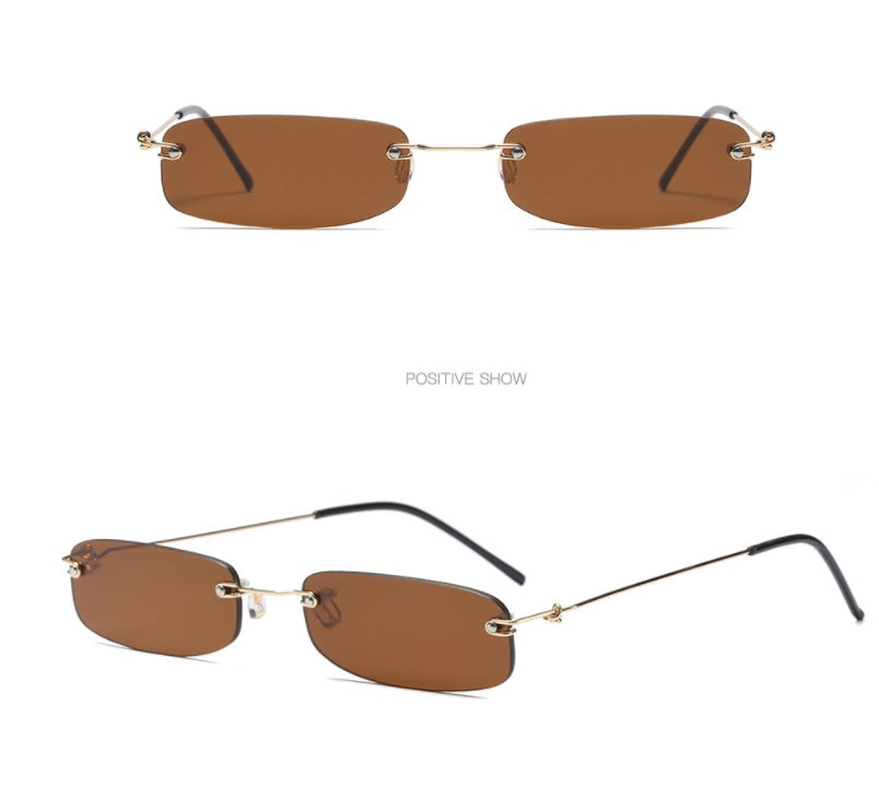 Rimless sunglasses