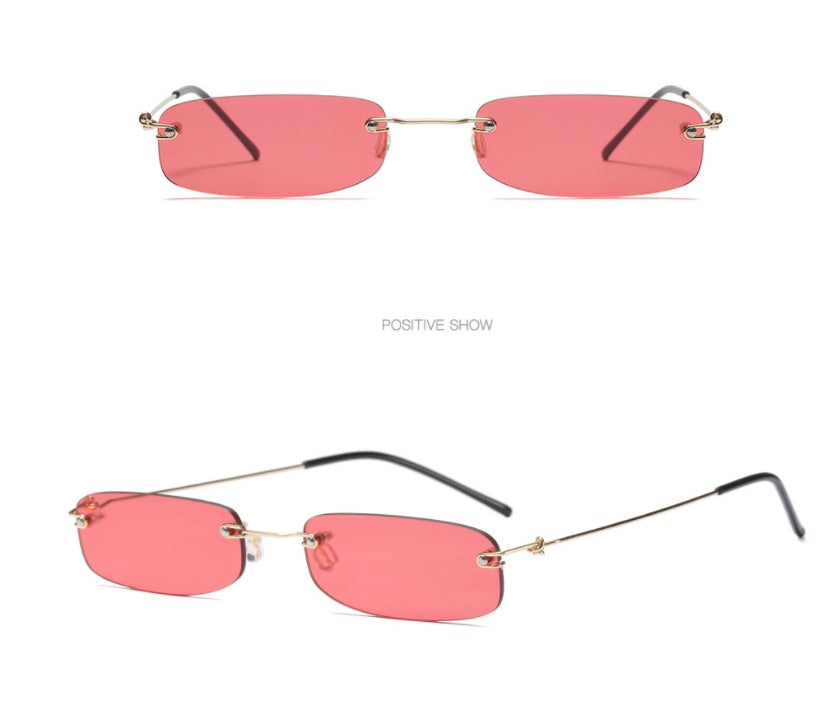 Rimless sunglasses