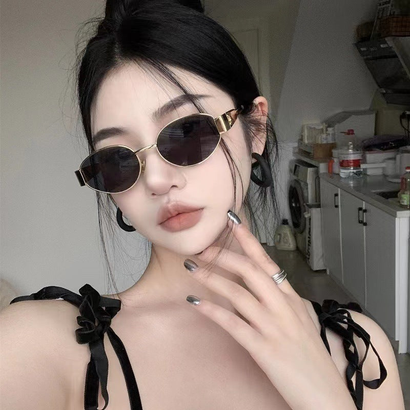 Oval Metal Vintage sunglasses