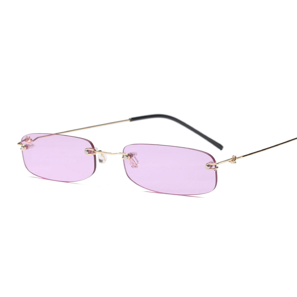 Rimless sunglasses