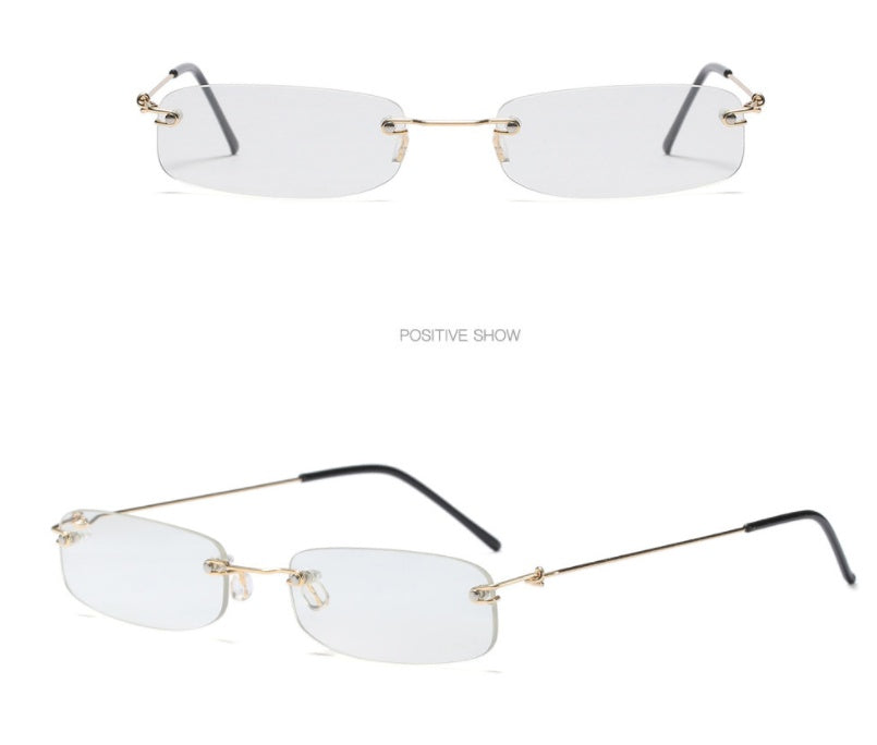 Rimless sunglasses