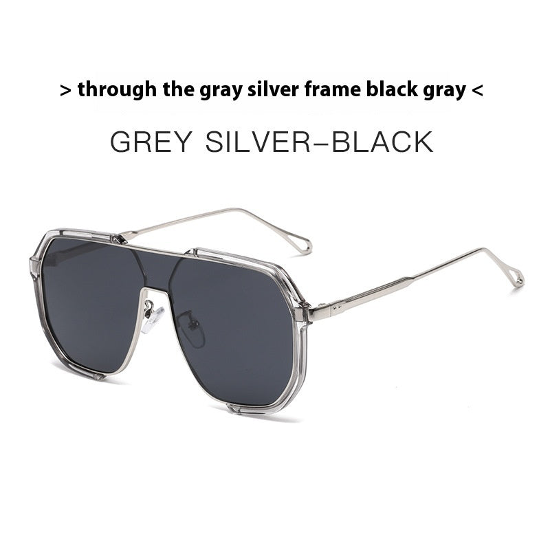 Fashionable Concave Sunglasses Trendy Anti-blue Light